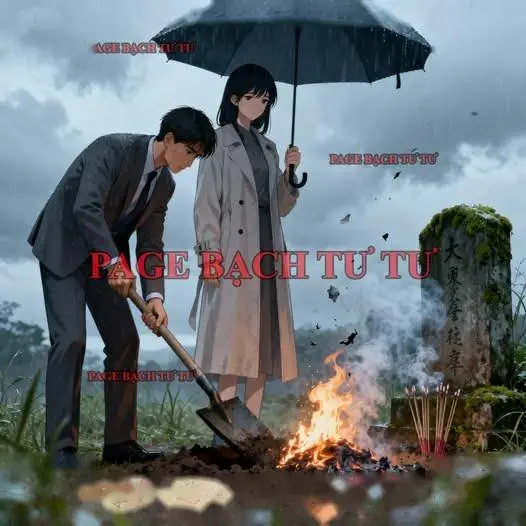 Bìa Lâu Đài Cát Trong Cơn Mưa