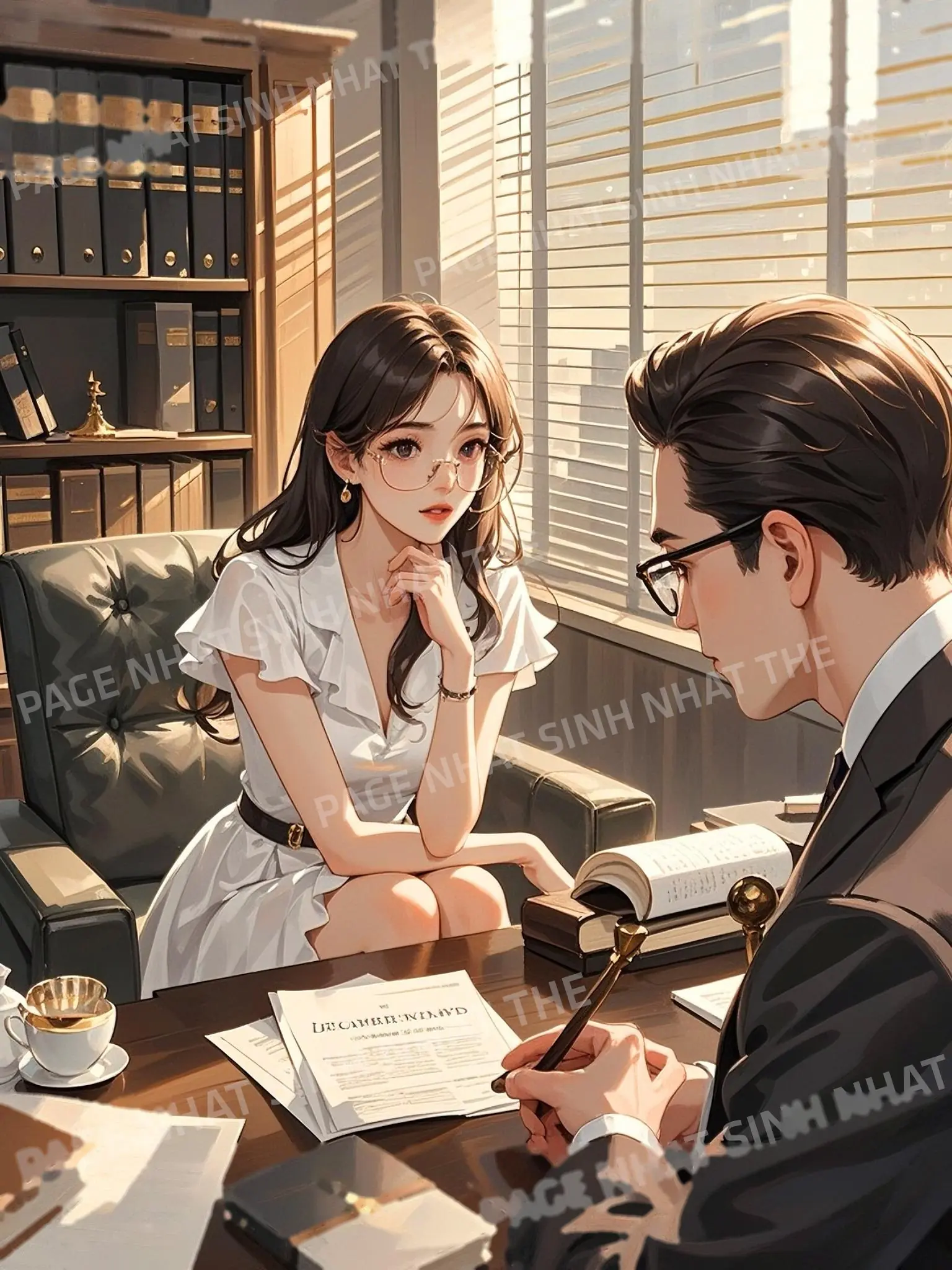 Bìa BẮT GẶP CHỒNG ĐANG ÔM BẠCH NGUYỆT QUANG Ở VĂN PHÒNG