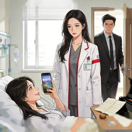 Bìa Hoa Hồng Juliet Nở Trong Phòng Bệnh