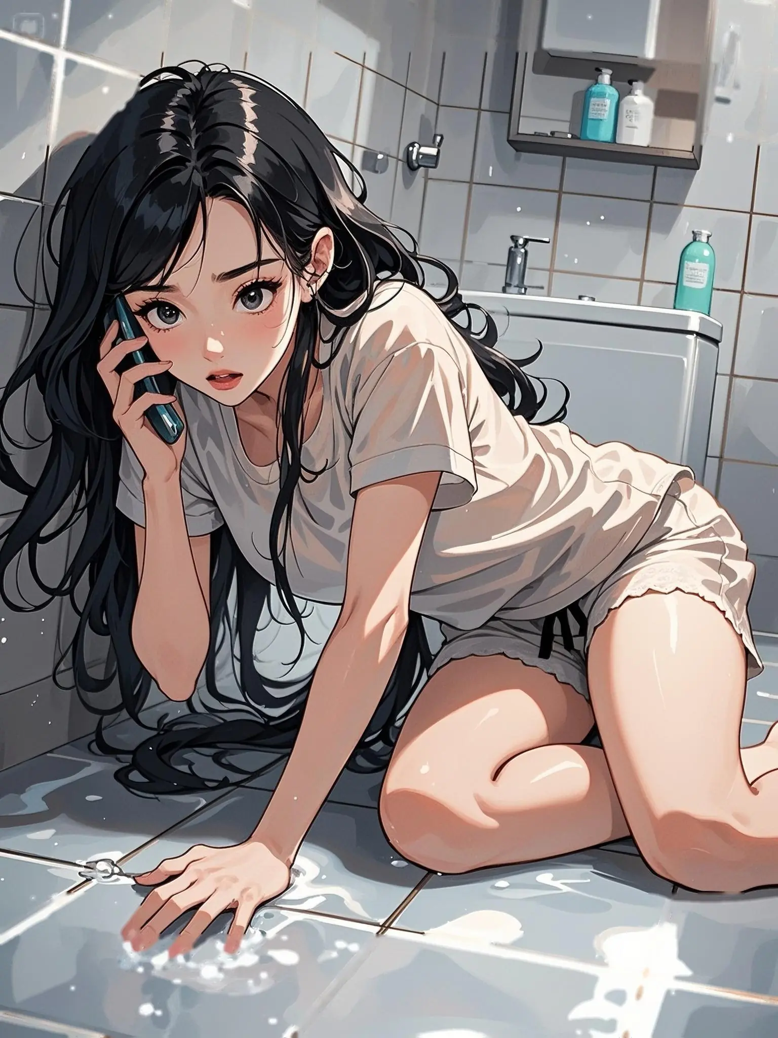 Bìa KHI TÔI NGÃ TRONG PHÒNG TẮM LÚC MANG THAI, CHỒNG TÔI LẠI ĐI CHĂM SÓC BẠCH NGUYỆT QUANG