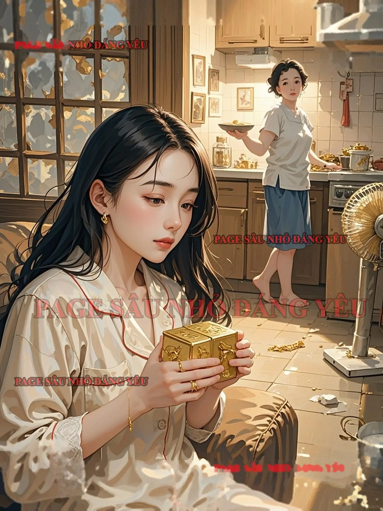 Bìa 80 Gram Vàng