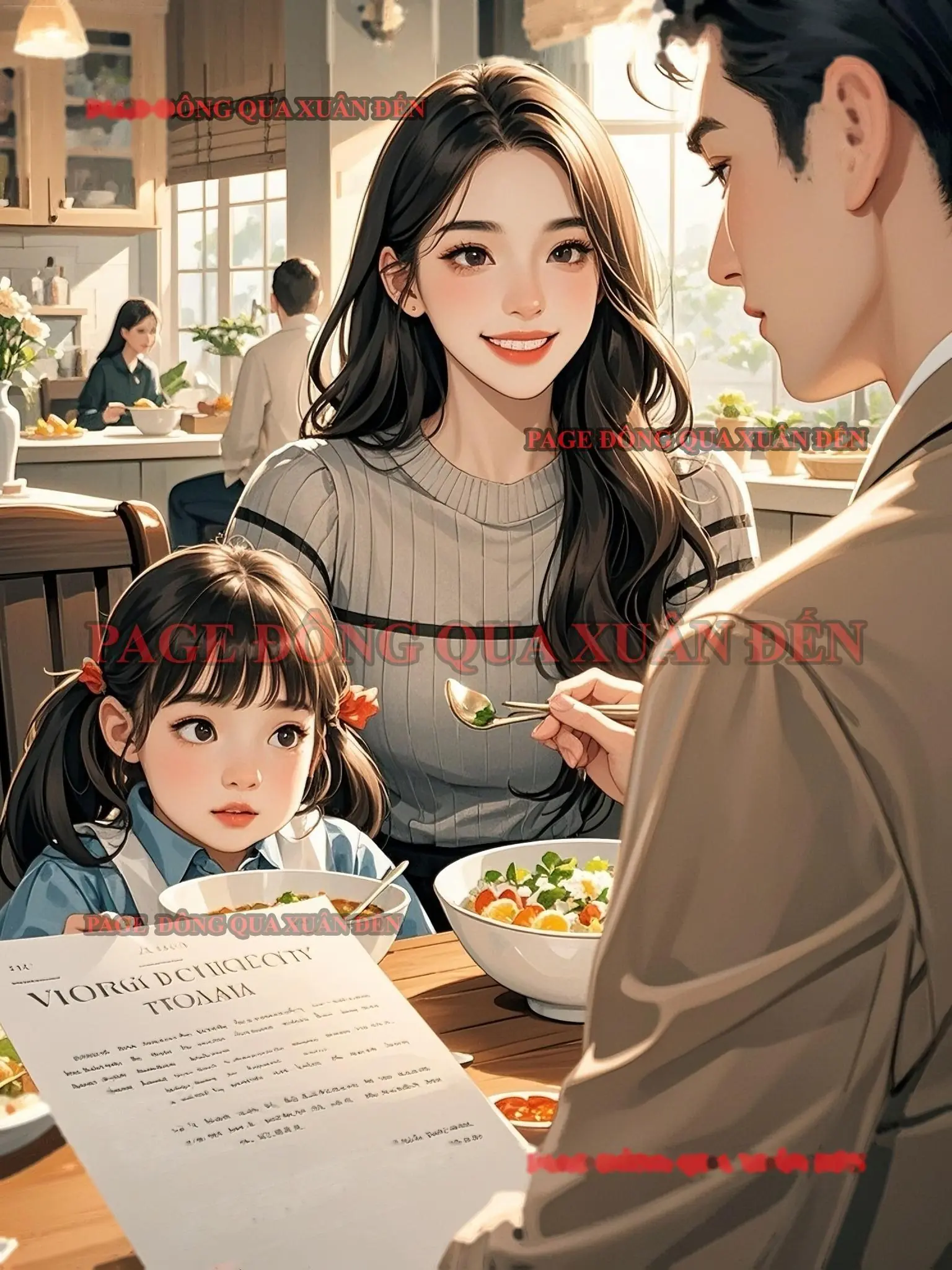 Bìa Hoa Hồng Và Tờ Đơn Ly Hôn
