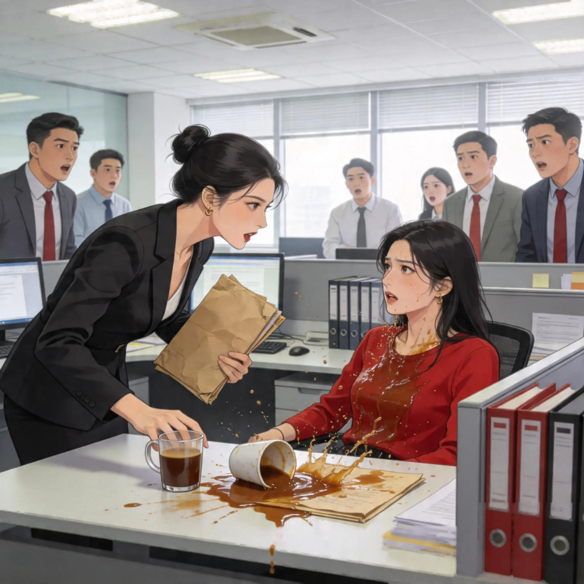 Bìa Đồng Nghiệp Uống Chùa Cà Phê Của Tôi, Đến Khi Tôi Đặt Mã Xác Nhận Thì Khóc