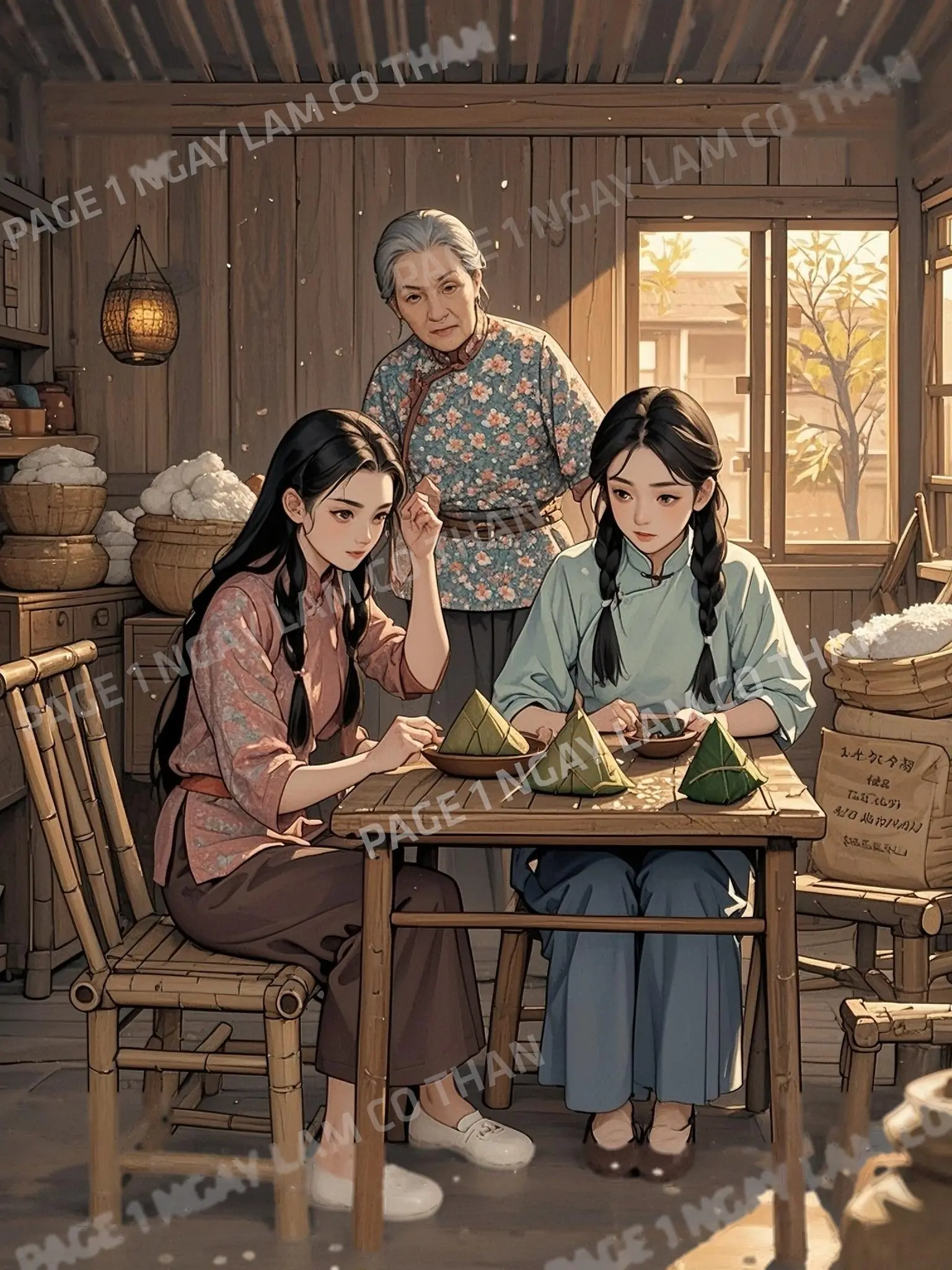 Bìa HAI CHIẾC BÁNH CỦA BÀ