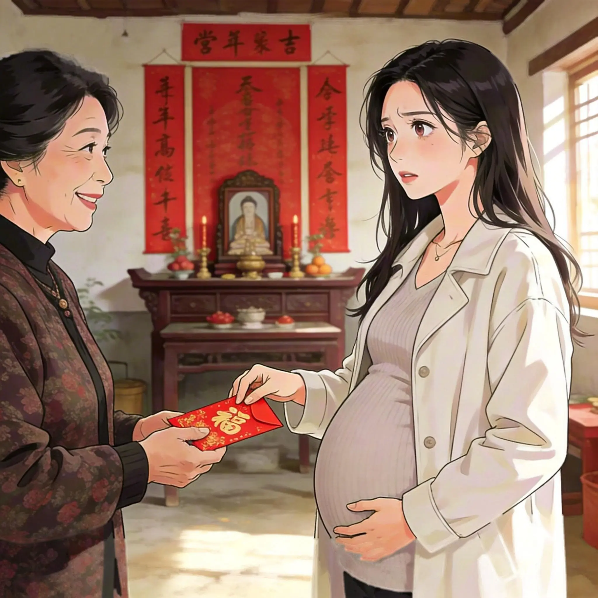 Bìa Phong Bao Hai Trăm Tệ Và Màn Kịch Sính Lễ