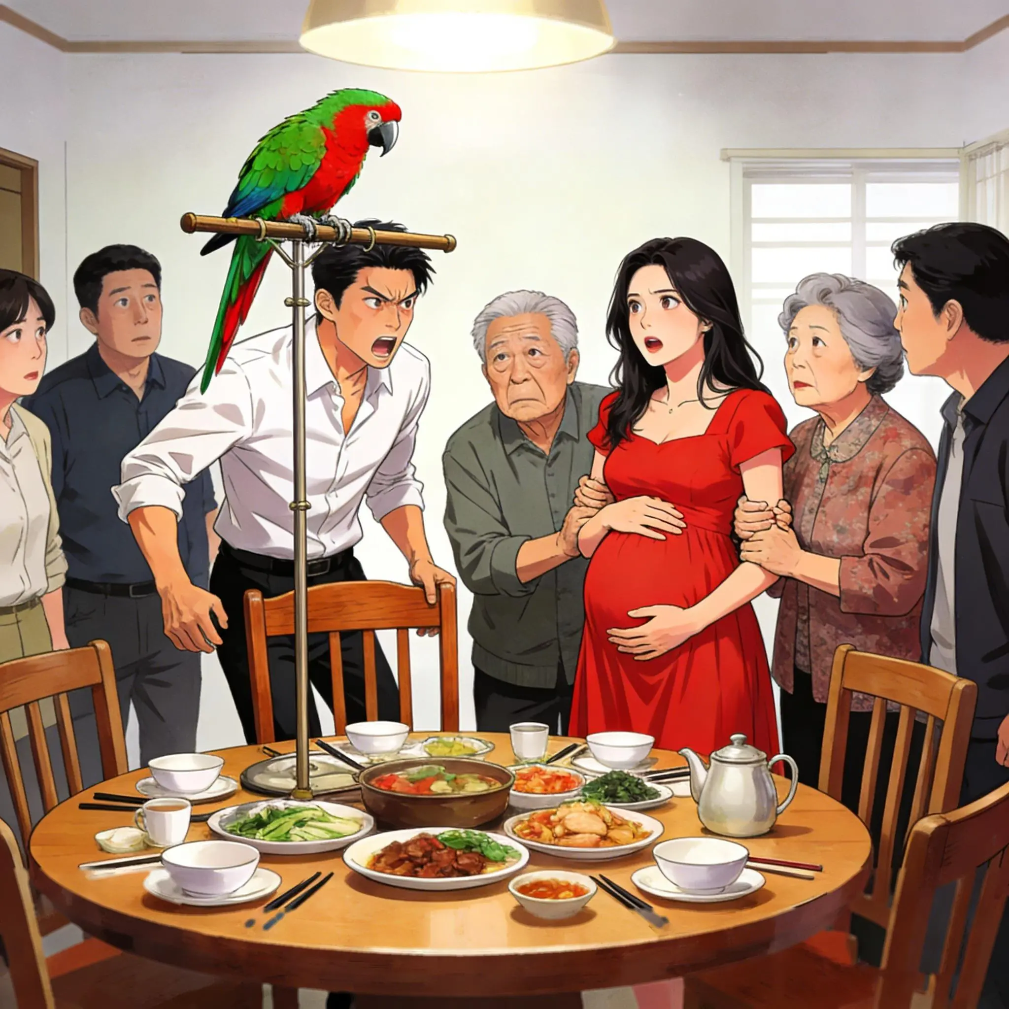 Bìa Con Vẹt Đáng Sợ Trong Nhà Chồng Tôi