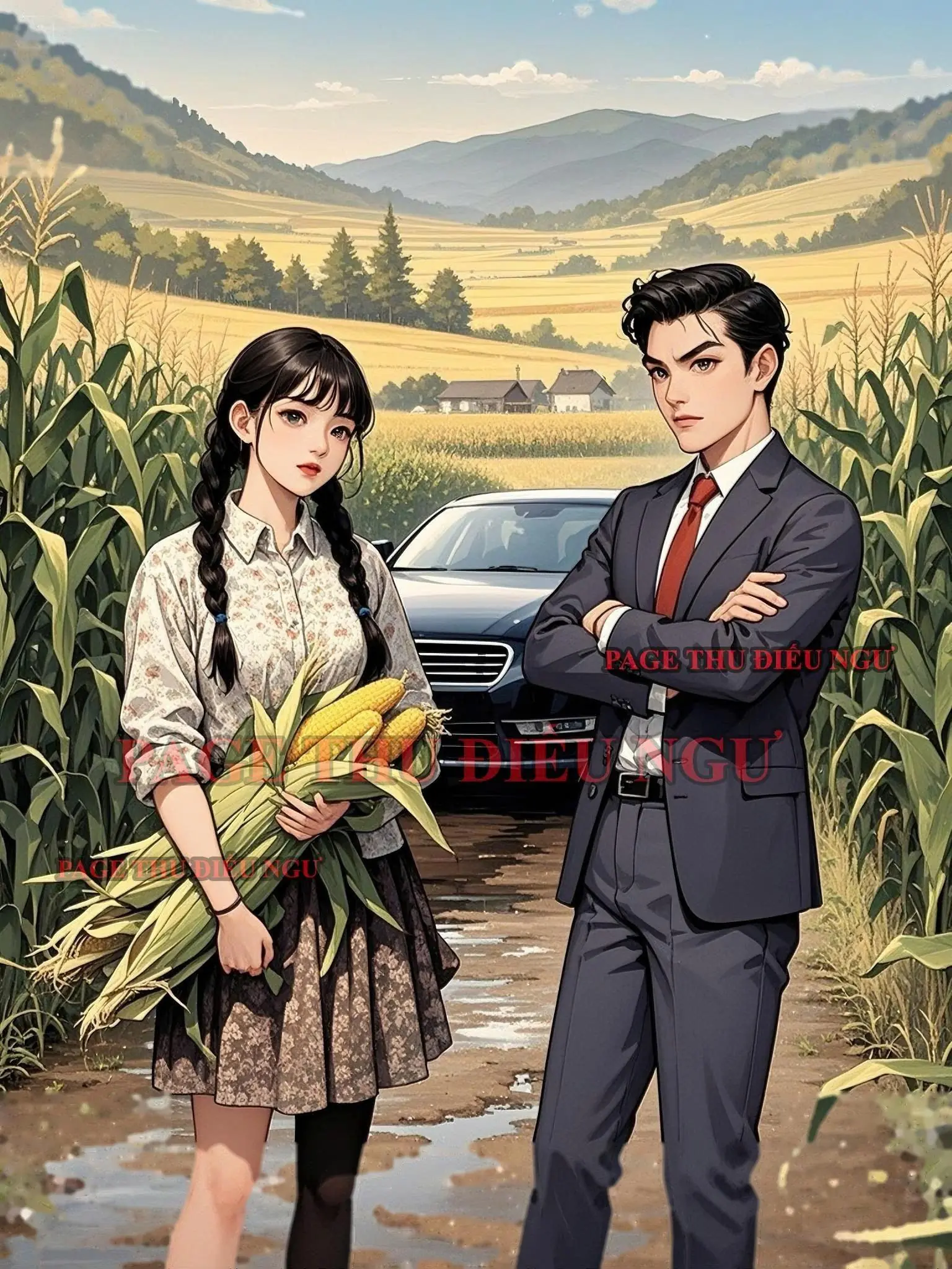 Bìa MỐI TÌNH TRÊN RUỘNG NGÔ