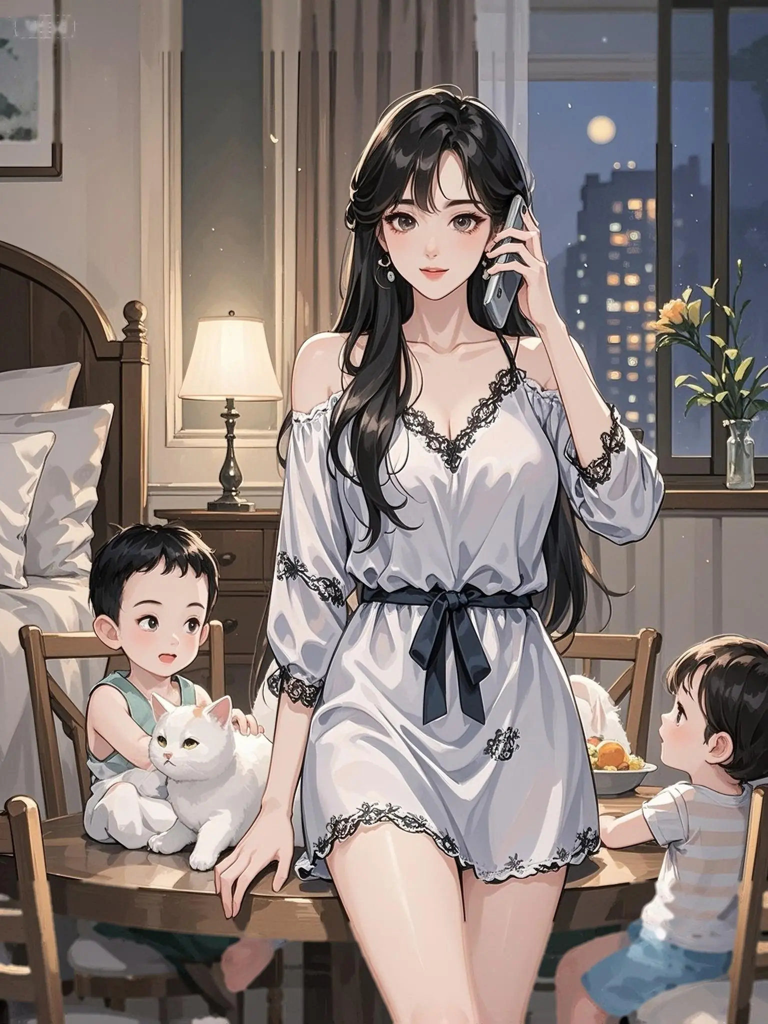 Bìa Hai Đứa Con và Một Trái Tim Tự Do