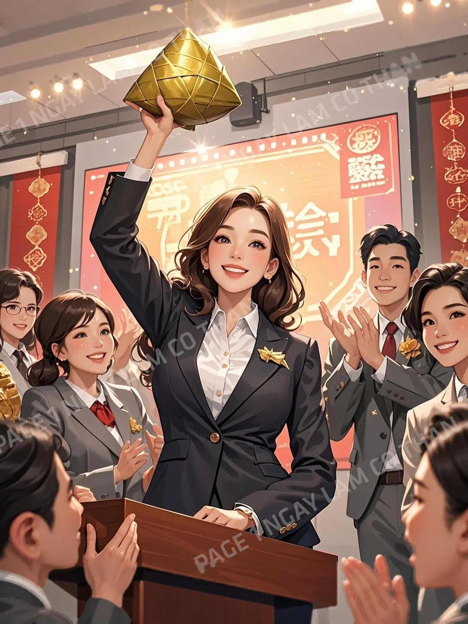 Bìa CHIẾC BÁNH Ú BẰNG VÀNG